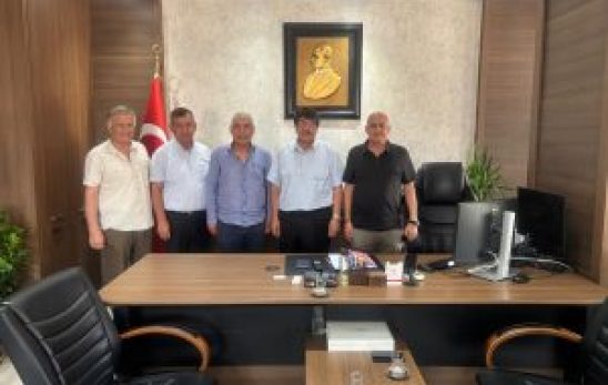 YENİ ATANAN GÜMRÜK MÜDÜRÜNÜ ZİYARET